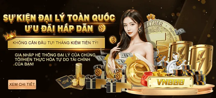 Banner khuyến mãi chào mừng người chơi mới